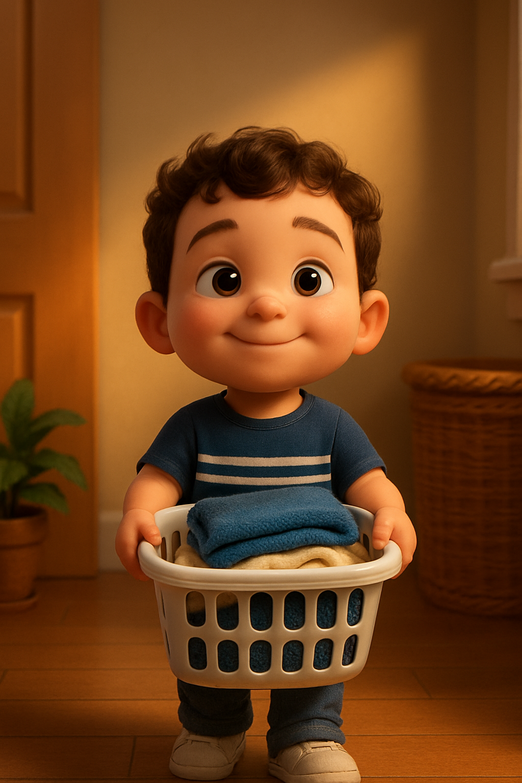 BENICIO Y EL DÍA QUE AYUDÓ EN CASA