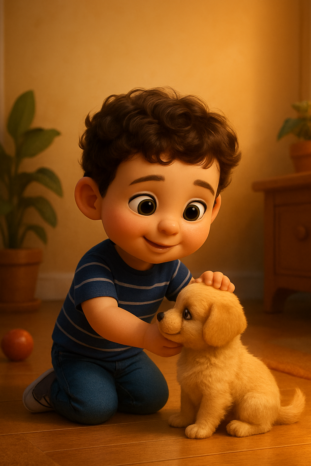 BENICIO Y SU PRIMERA MASCOTA
