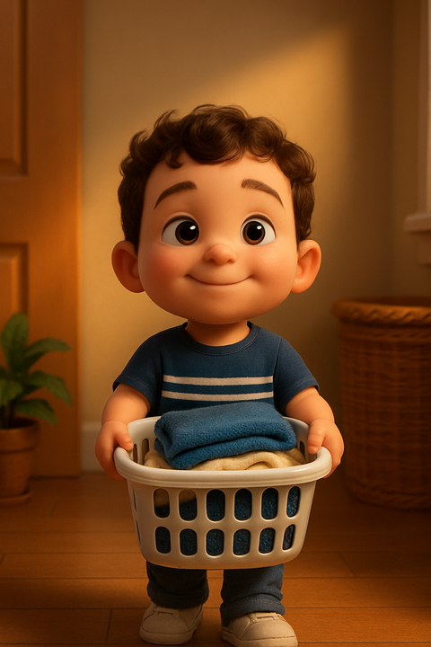 BENICIO Y EL DÍA QUE AYUDÓ EN CASA
