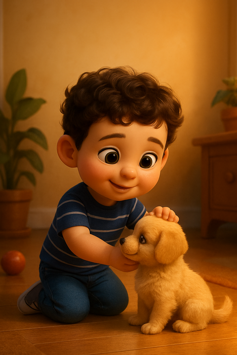 BENICIO Y SU PRIMERA MASCOTA